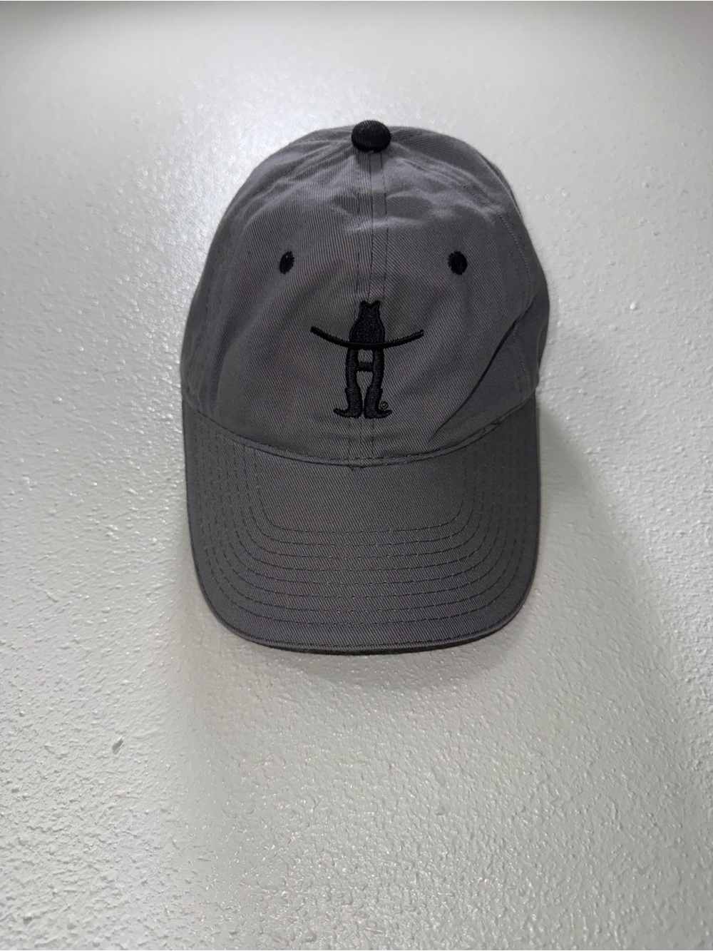 Houston Livestock Show & Rodeo logo Gray Grey Baseball Cap - Men Accessories